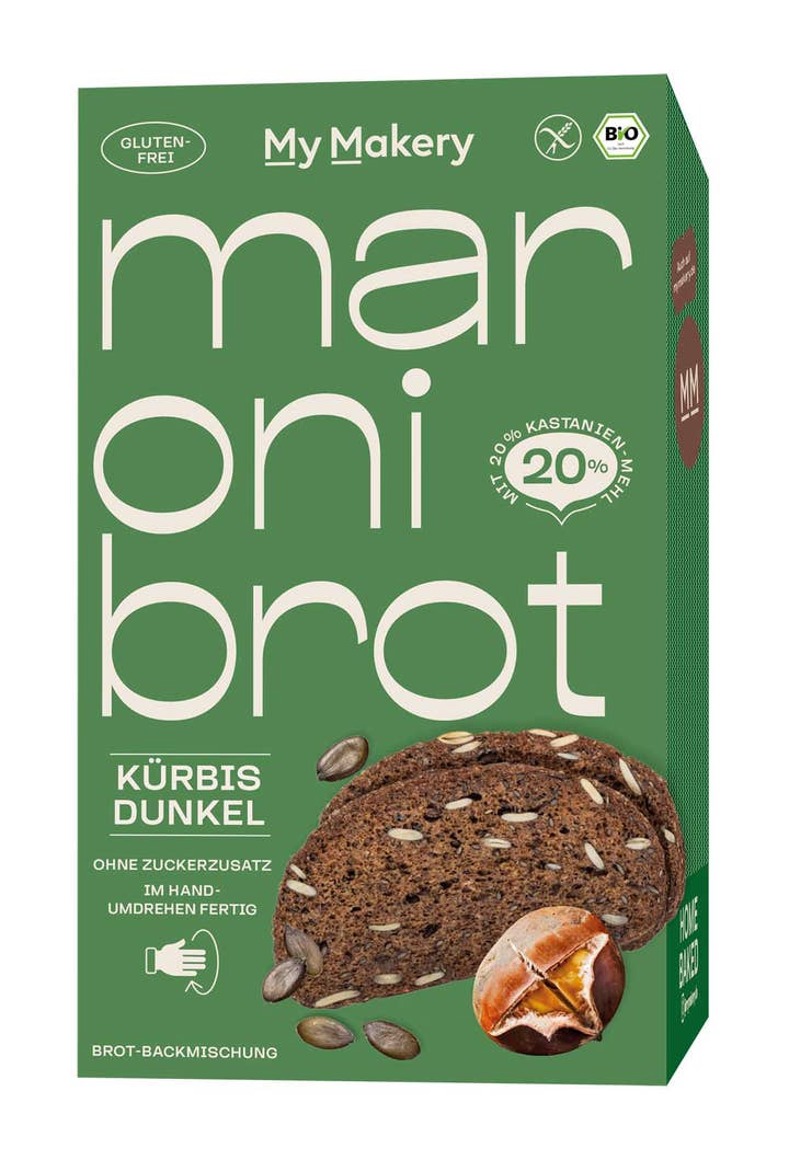 My Makery - Wholesale Bread Mix - Organic chestnut bread baking mix dark pumpkin0