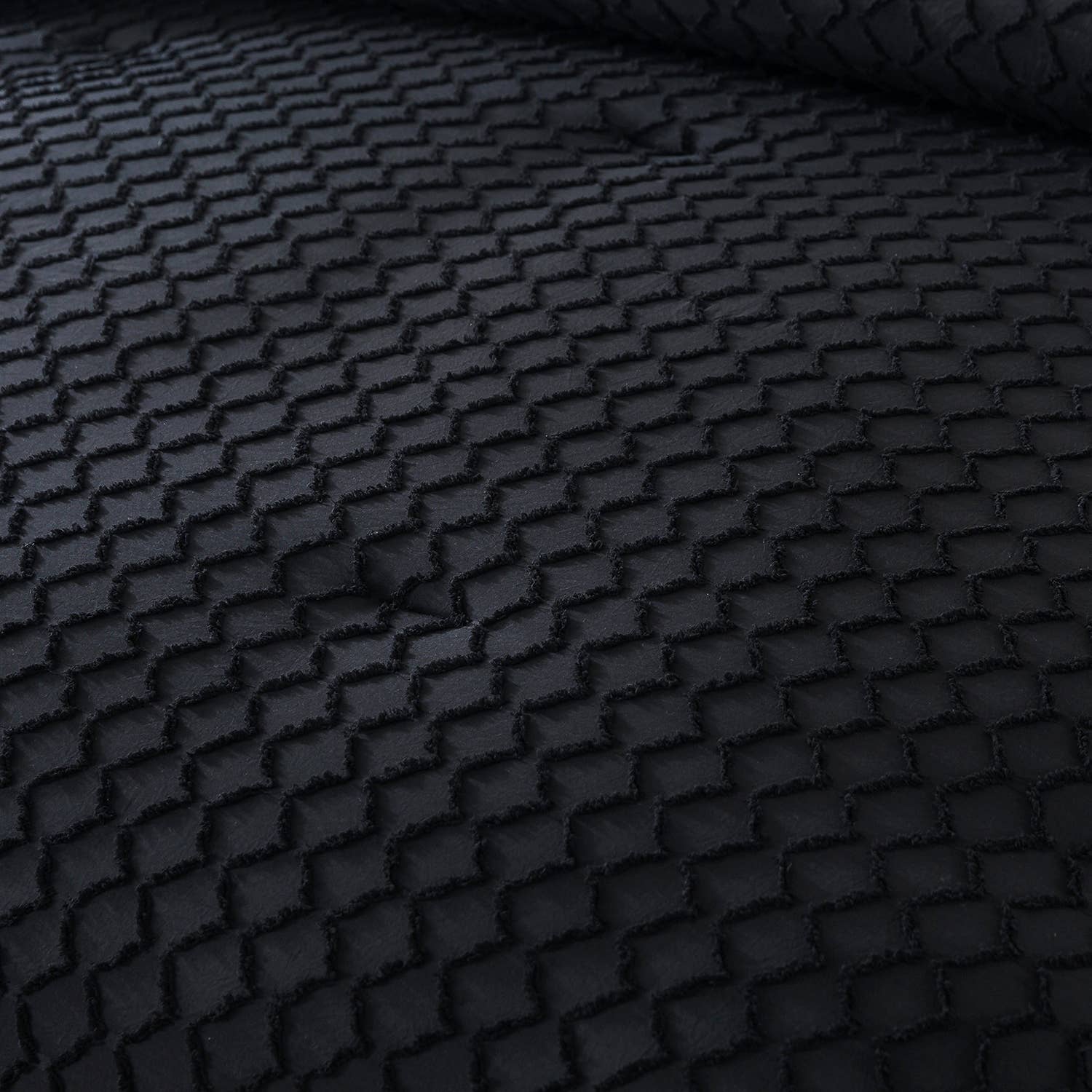 JML - Wholesale Bedding Set - 3 Pcs Jacquard Chic Comforter Set with Pillowcases, Black2