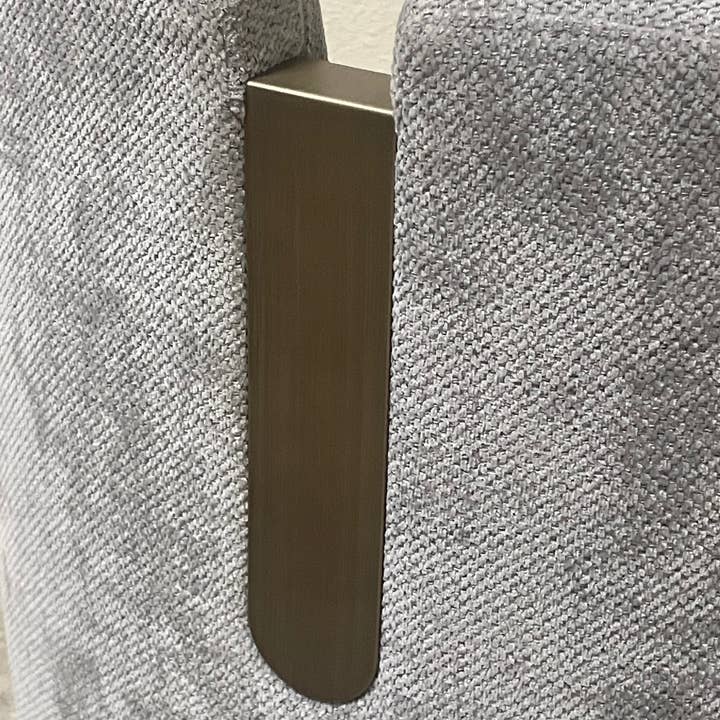 Statements by J - Wholesale Chair - Bently Gray Velvet Armchair, Luxury Dining Chair 1