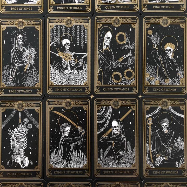 13th Press - Wholesale Tarot Cards - 2nd Edition Marigold Tarot Gold Gilded, No Guide6