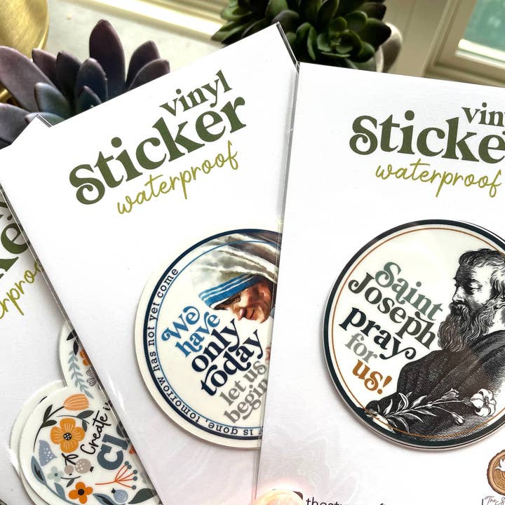 The Stump of Jesse - Wholesale Sticker - St. Therese of Lisieux Waterproof Catholic Sticker8