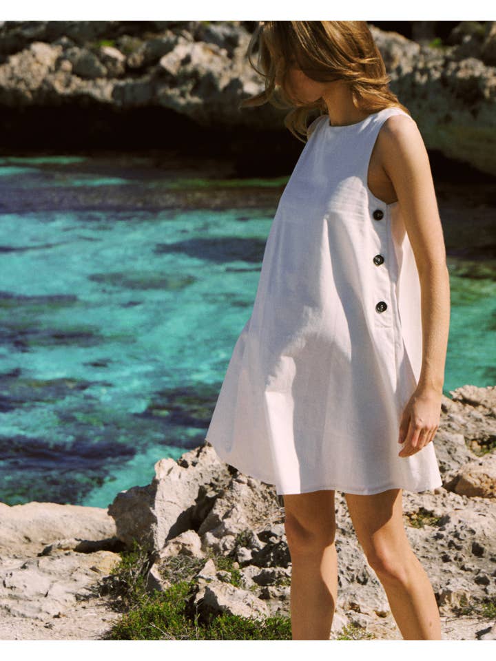 Soon Maternity - Wholesale Dress – Maternity - Maeve Linen Feeding Dress7