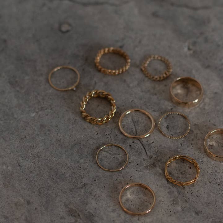 VIE EN BLEU - Vente Bagues chaînes - Bague Victoria
