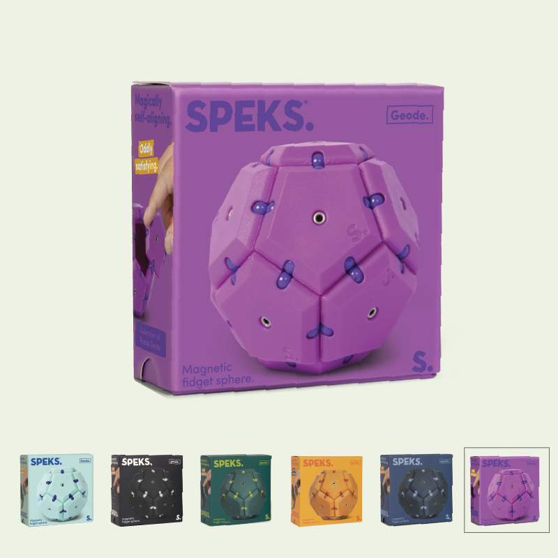 Speks - Wholesale Fidget Toy - Kids - Geode Pop Single Color Case Pack9