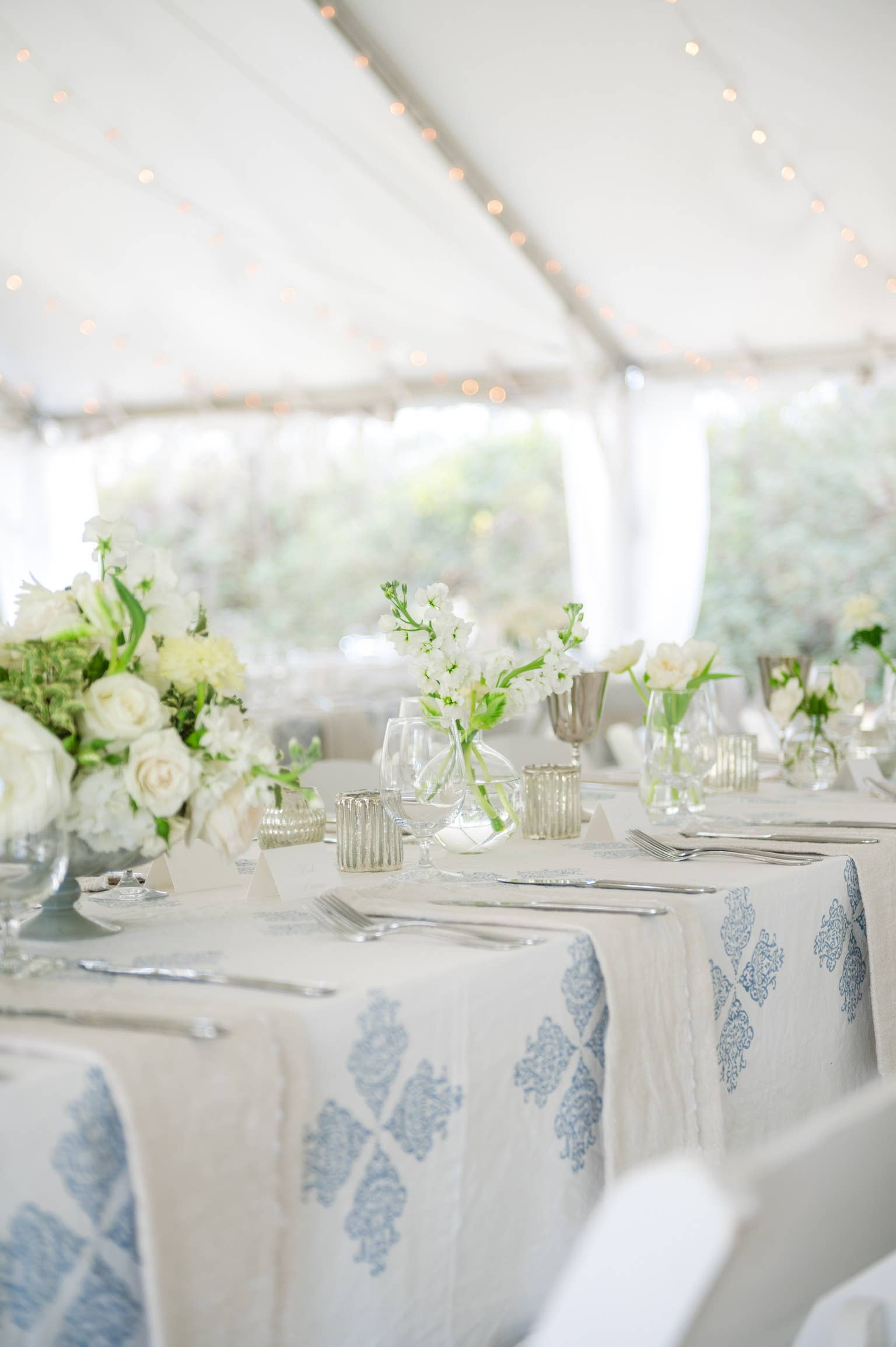 French Graffiti - Wholesale Tablecloth - Damask Hand Block Print Tablecloth2