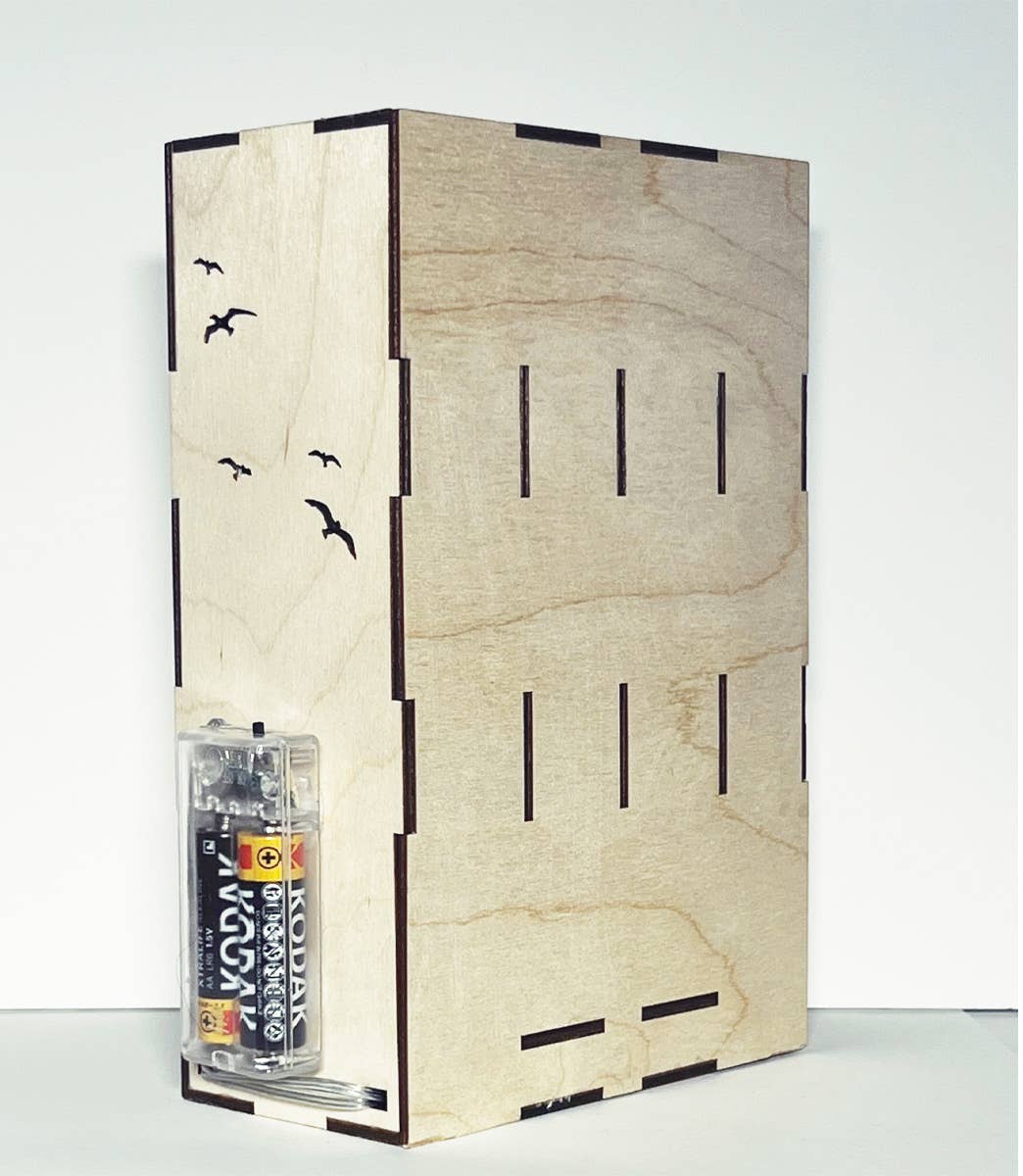 Squirrel Tacos Papercuts - Wholesale Bookend - Coastal Book Nook with LED light - Beach Lighthouse5