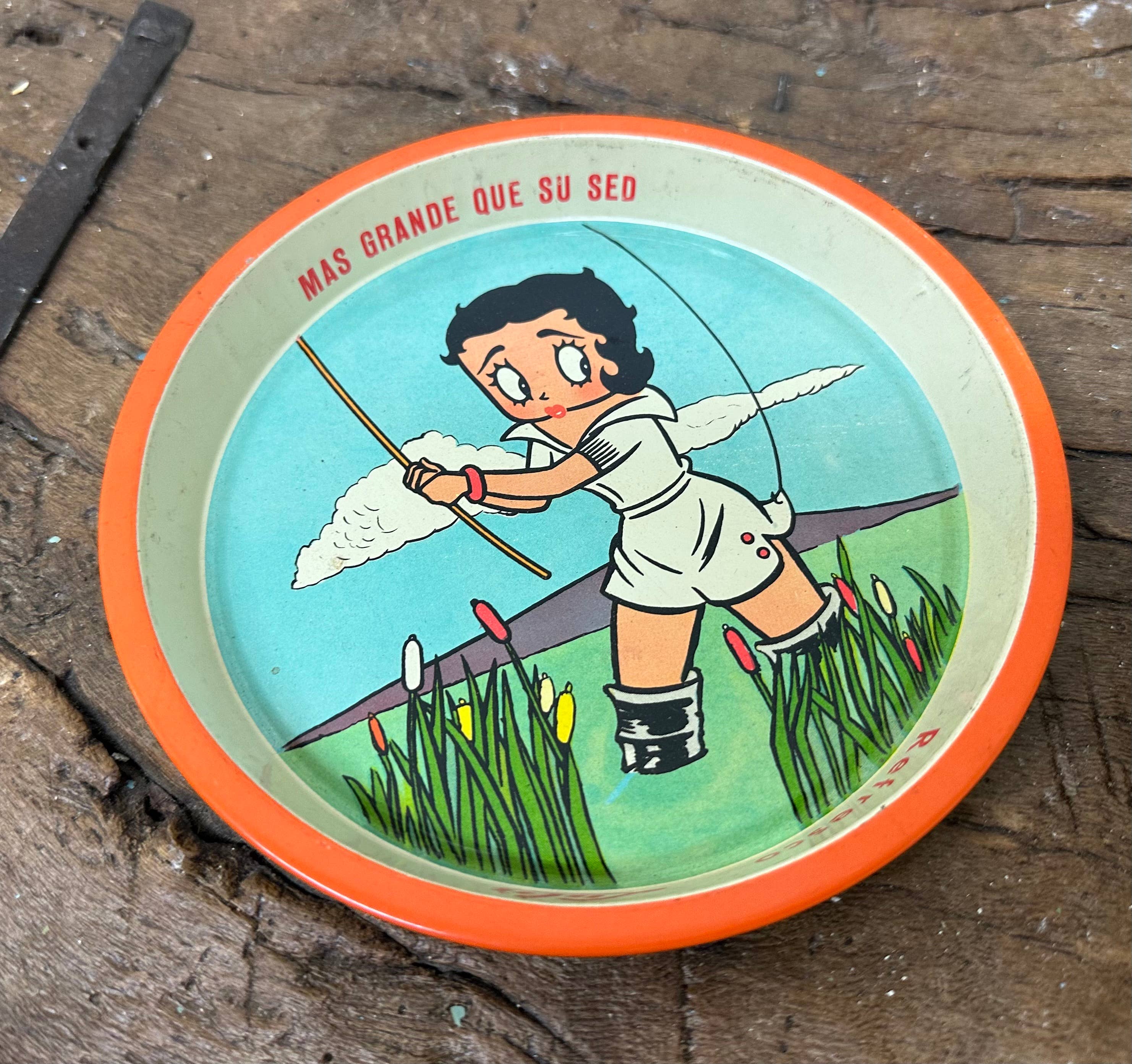 My Amigos Imports - Wholesale Serving Tray - Mini Refresco Tray-Soda Metal Serving Tray-Vintage-Mexico3