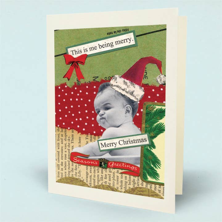 Me Glædelig Card for engroshandel hos Mina Lee Studio