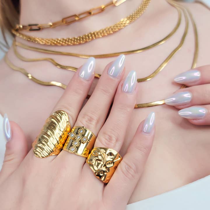 OMG Blings - Wholesale Cocktail/Statement Ring - C3R004 - Water Resistant Ring1