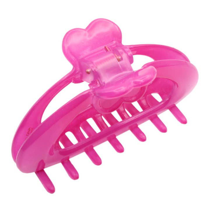 Parcelona Französische herzförmige mittlere Celluloid-Haarspange für Frauen und Mädchen für den Großhandel von Parcelona