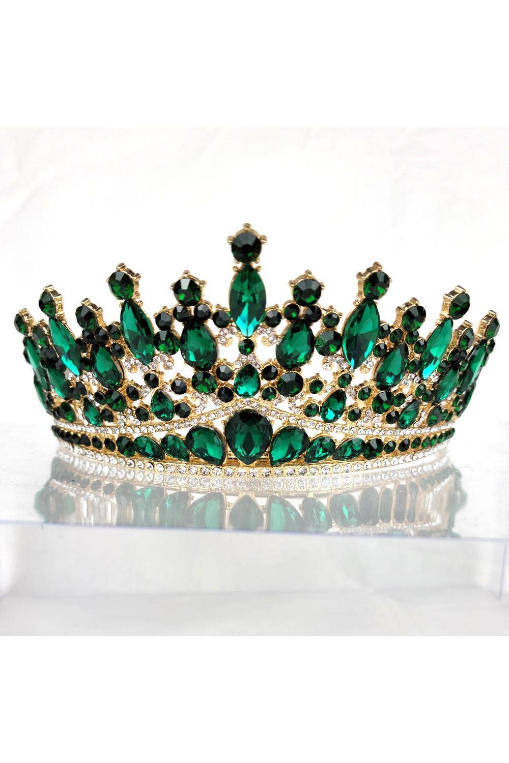 Chicas - Wholesale Tiara - Women's - One Size Fits All Tiara With Jewels HT9322