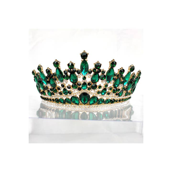 Chicas - Wholesale Tiara - Women's - One Size Fits All Tiara With Jewels HT9322