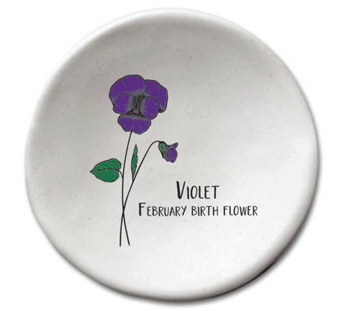 August Ceramics - Wholesale Jewelry Dish - 3.5" Ceramic Birth Month assortment with Tabletop Display4