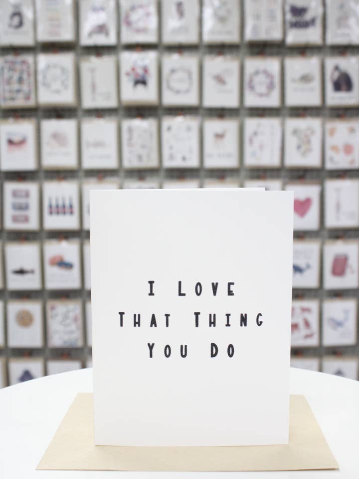 That Thing You Do Card for wholesale by Covered With Art