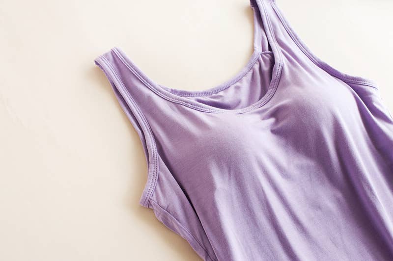 HIDDENBRAND - Wholesale Tank Top - Women's - Essential Basic Soft Modal tank top w built in bra13
