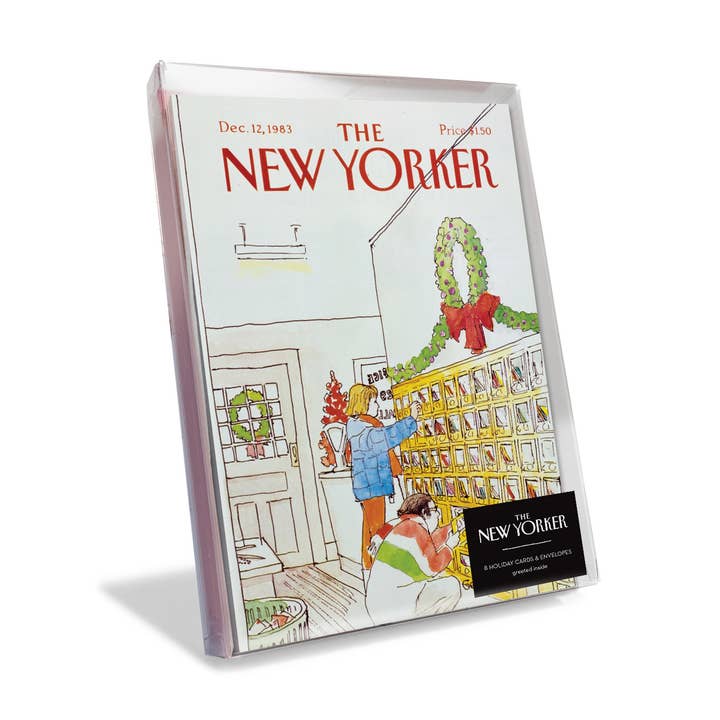 Nelson Line - Wholesale Christmas Card - POST OFFICE HOLIDAYS - 5 x 7" NY COVER XMAS CARD1