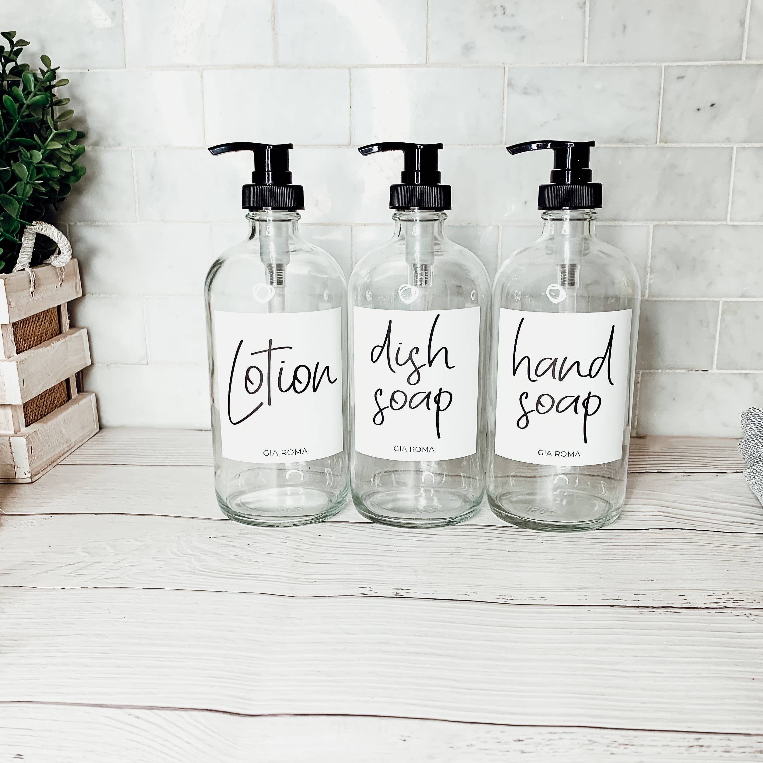 Gia Roma - Wholesale Zeepdispenser/zeeppompje - Glazen zeepdispensers met pompen, herbruikbaar, vele stijlen18