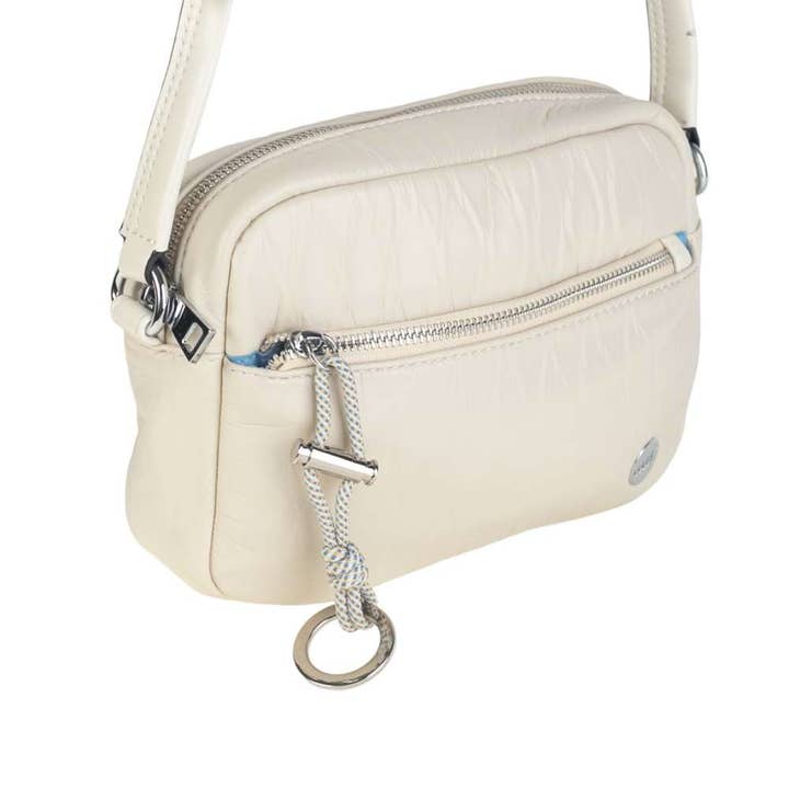Volum Bags - Wholesale Top Handle Bag - Women's - URBAN AJEDREA BANDOLERA P.U. BEIGE LEATHER1
