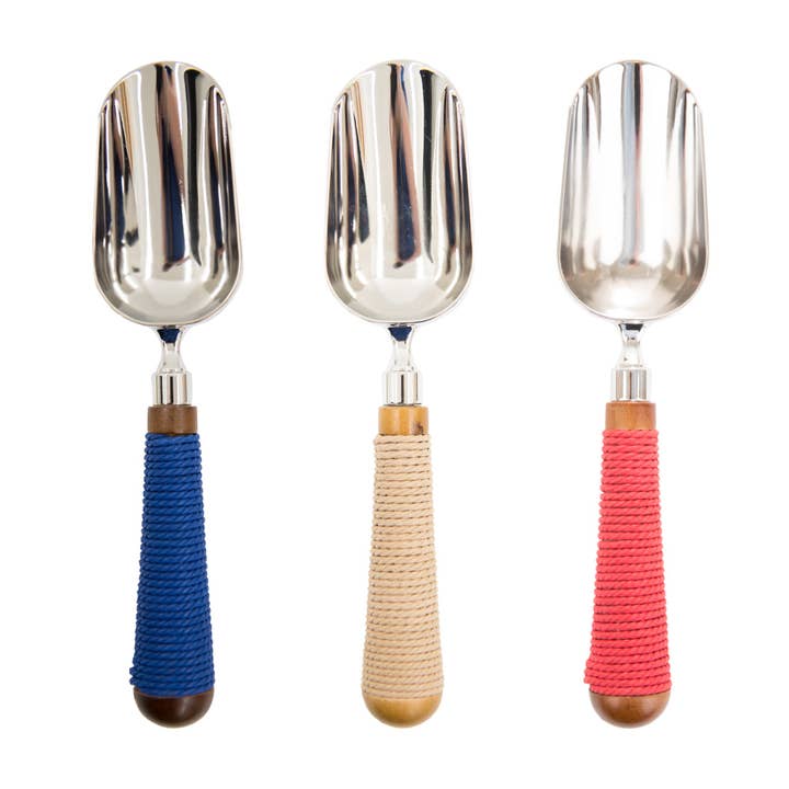 Rope Handle Ice Scoop Prepack 9pc for wholesale by Mainstreet Collection
