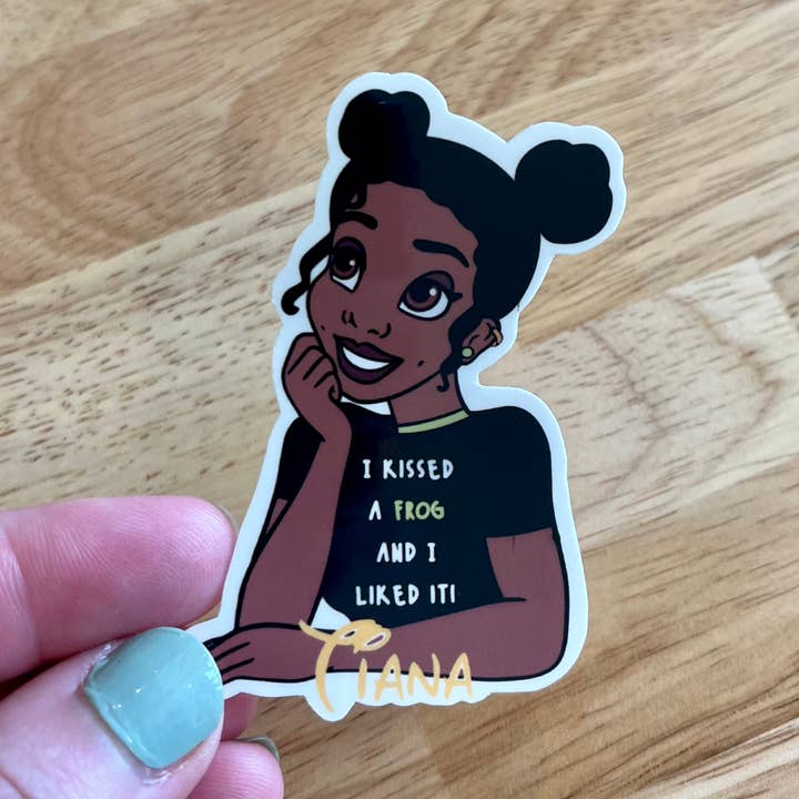 Punk Tiana, autocollant en vinyle pour la vente par Graceful Darkness, LLC