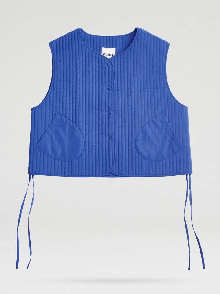 Doudoune matelassée sans manches pour la vente par Ölend Backpacks