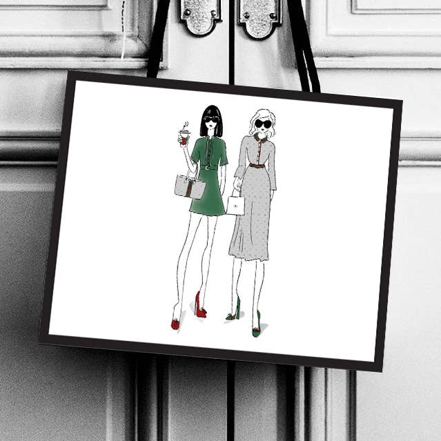 Migliori Amiche - Borsa Regalo GG per la vendita all'ingrosso da parte di Catherine Loves