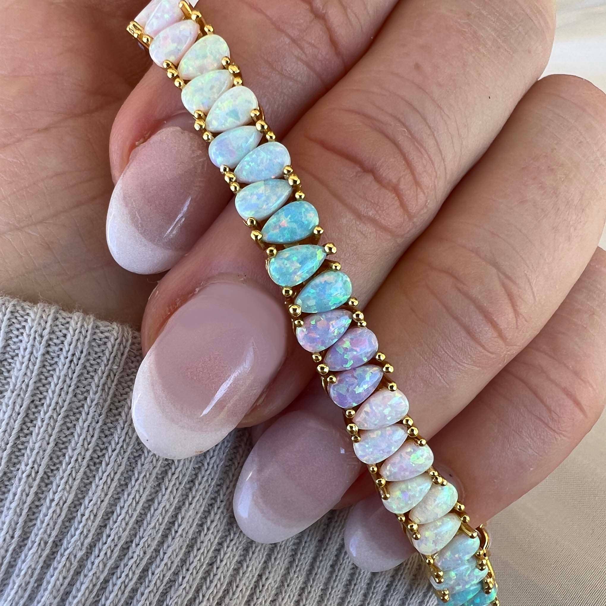 La Kaiser – Großhandel Tennis-Armband – Dancing Opal Dreams Tennisarmband6