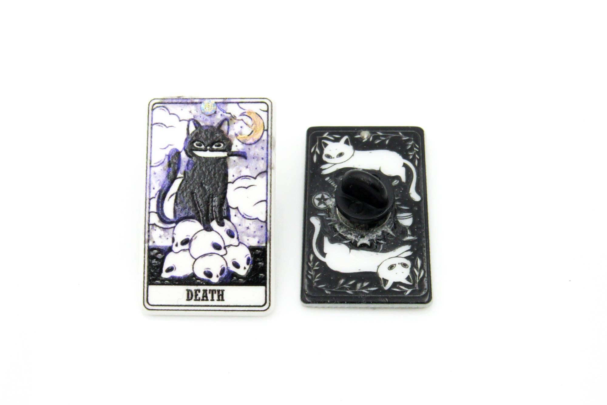 Oh, Heart! - Wholesale Lapel Pin/Button - Cute Cat Tarot Pin0