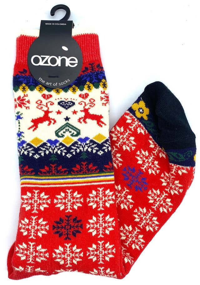 Scandinavian Specialties - Wholesale Socks - Women's - Ozone Renne Holiday Socks2