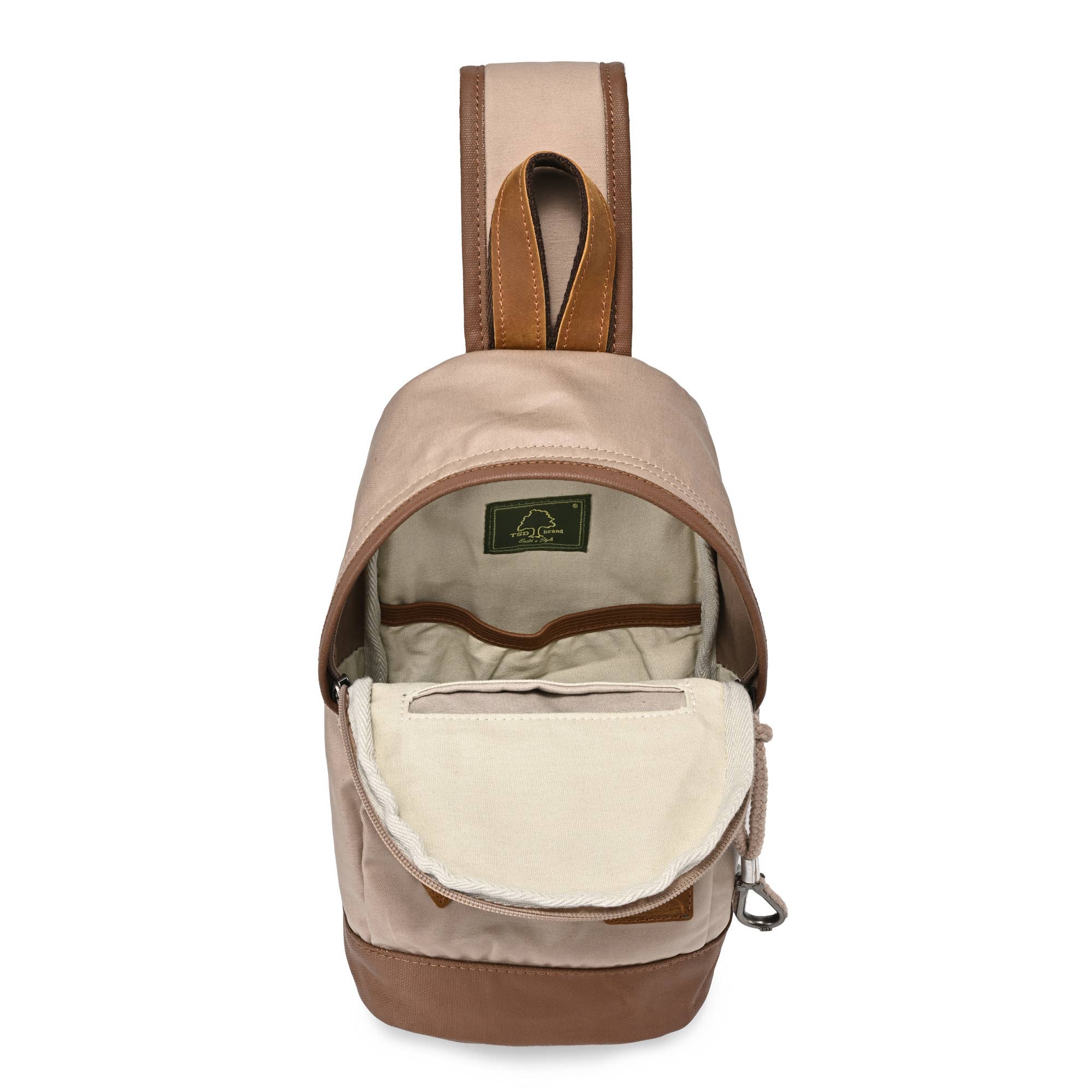 TSD Brand – Engroshandel Crossbodytaske - Dame – Urban Light Coated lærred slynge taske50