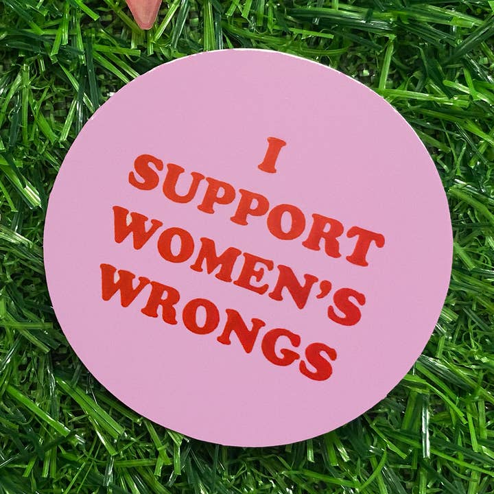 autocollant Wrongs pour femmes pour la vente par johnny_redd.pdf