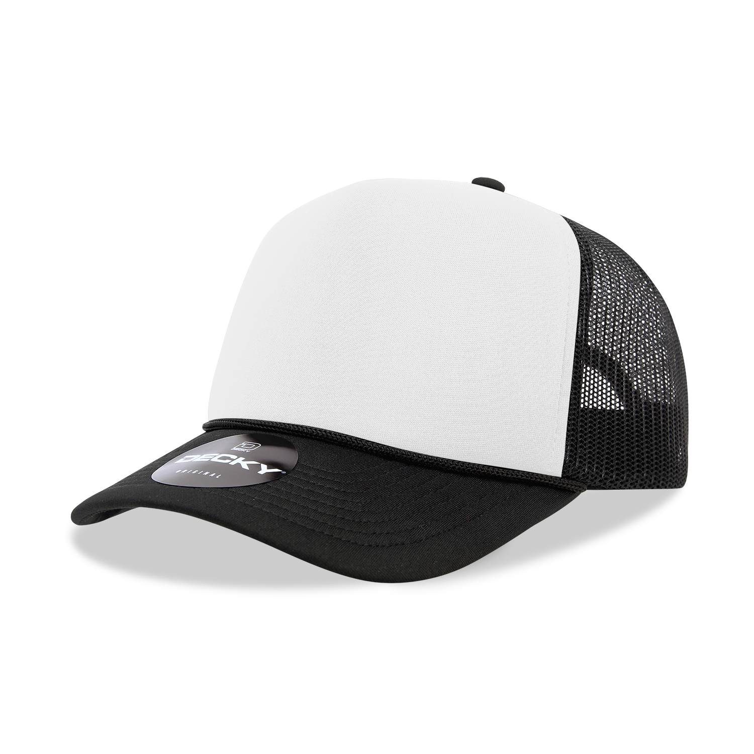 The Park Wholesale - Wholesale Trucker Hat - Unisex - Decky 6025 - Mid Profile, 5 Panel Foam Trucker Hat - 602523