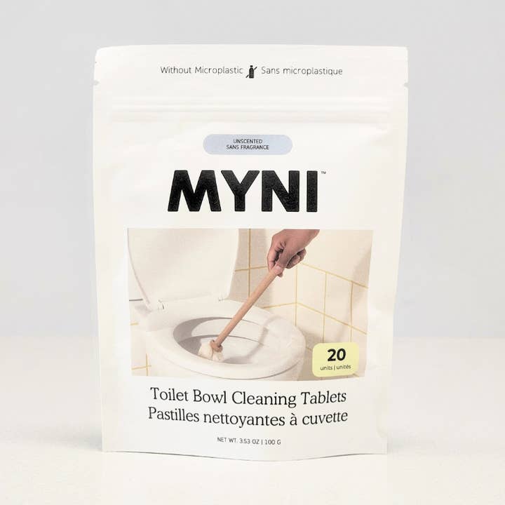 Tablette de nettoyage pour cuvette de toilette | 20 lavages | 6 unités pour la vente par Myni