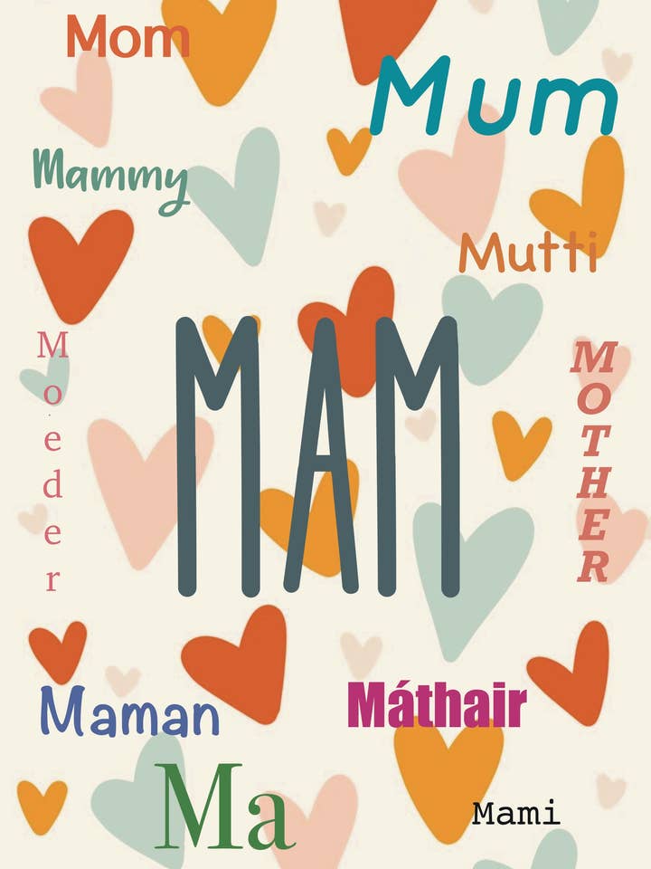 Mamã, Mamãezinha, Mãe, etc (Cartão) por atacado de Sassy Jac