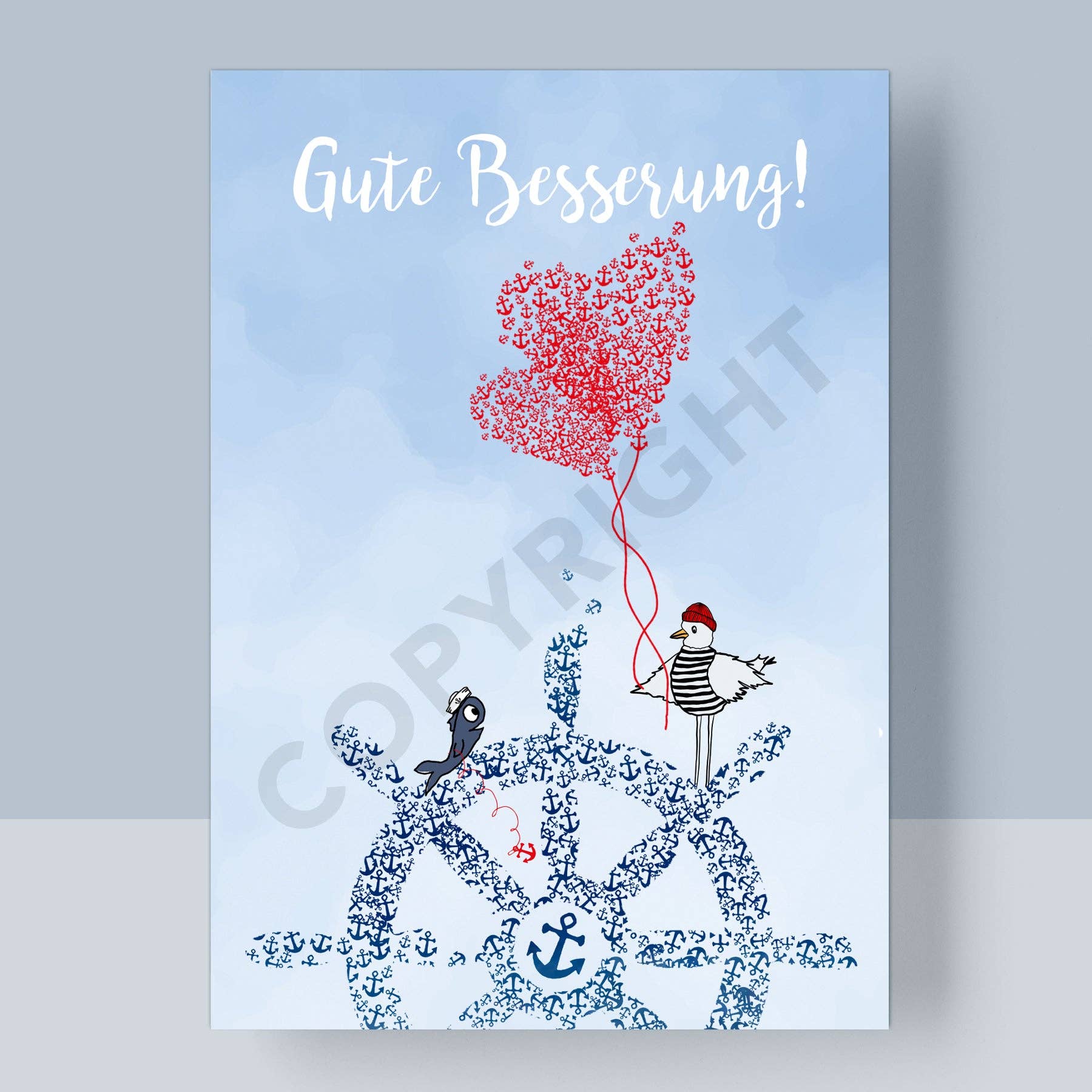 HEIMARTLIEBE® - Wholesale Postcard - POSTCARD - GET WELL SOON0