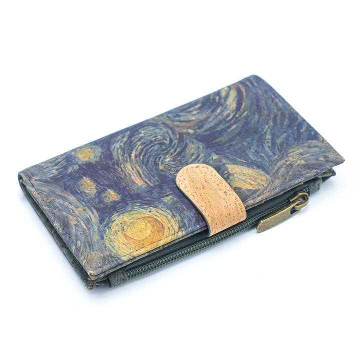 Meninas Bonitas Cork - Venta al por mayor Cartera - Mujer - Cartera Corcho Flores y Mariposas BAG-2097