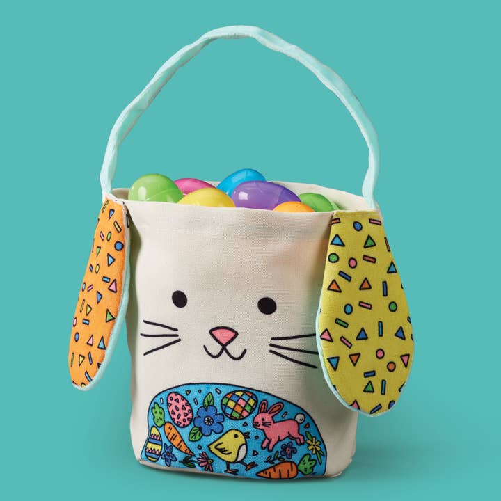 Color Your Own Bunny Basket for wholesale by Crocodile Creek Inc.