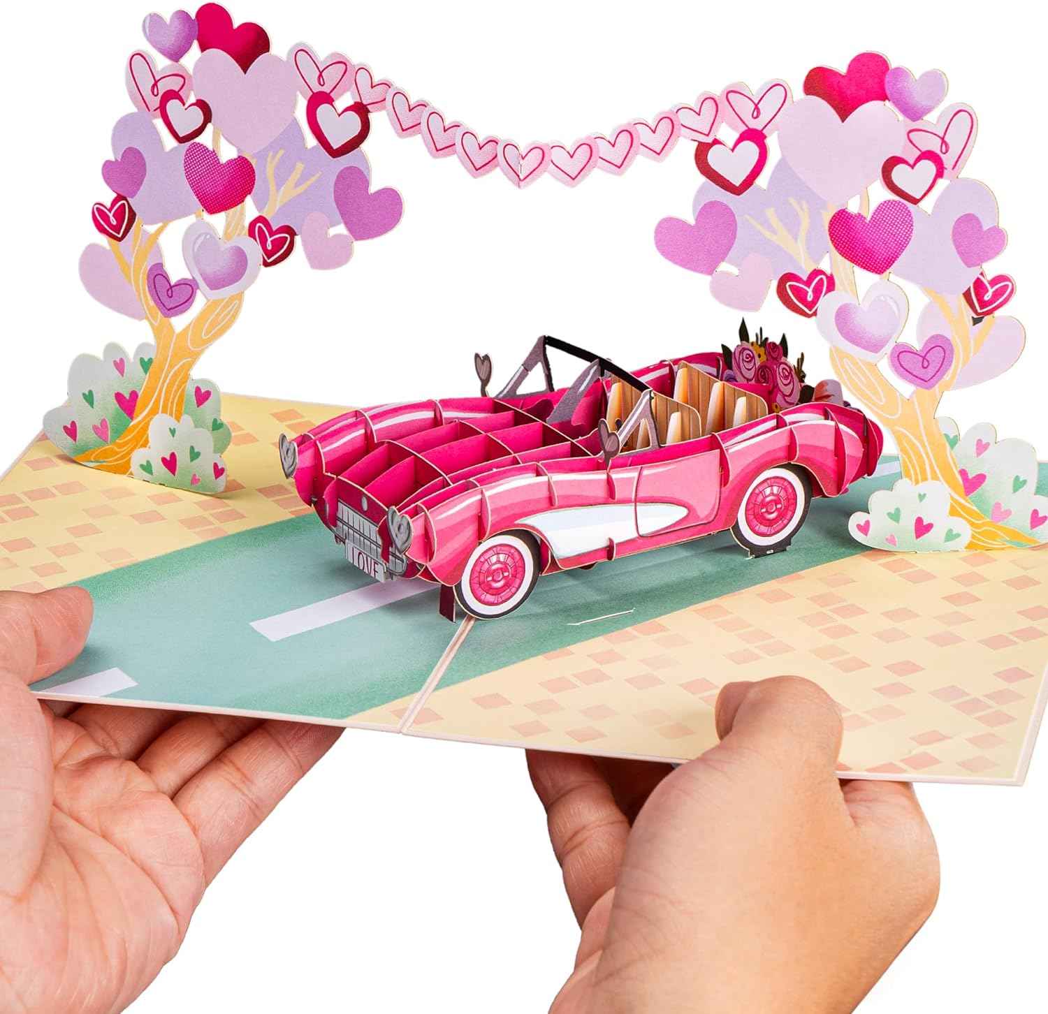 Paper Love – Großhandel Liebeskarte – Straße zur Liebe Pop-Up-Karte - 5" x 7"2