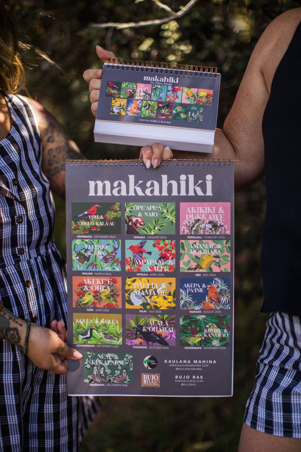 Bujo Bae - Wholesale Calendar - Makahiki Desk Calendar 2026: Bujo Bae x Kaulana Mahina1