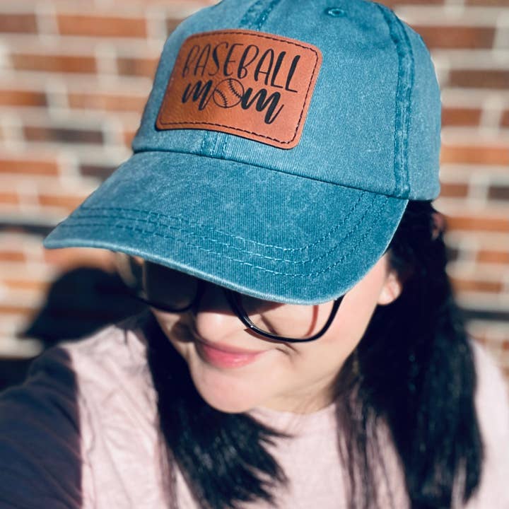 Boné de algodão não estruturado para mamãe por atacado de The Joyful Bee Co