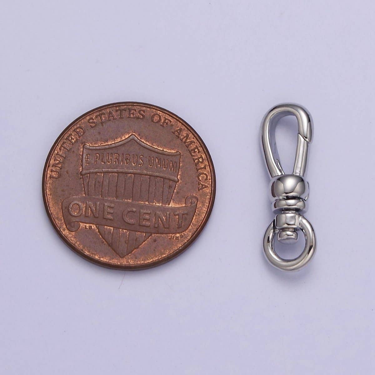 Aim Eternal - Venta al por mayor Pinza - Cierres de presión con bisagra rellenos de oro con cierre giratorio redondo en oro y plata L-719 L-7203