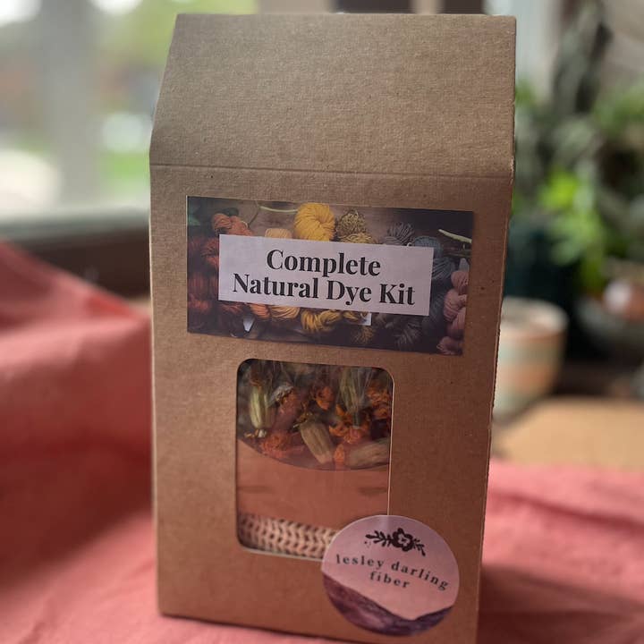 Lesley Darling Fiber - Wholesale DIY Craft Kit - Complete Natural Dye Kit0
