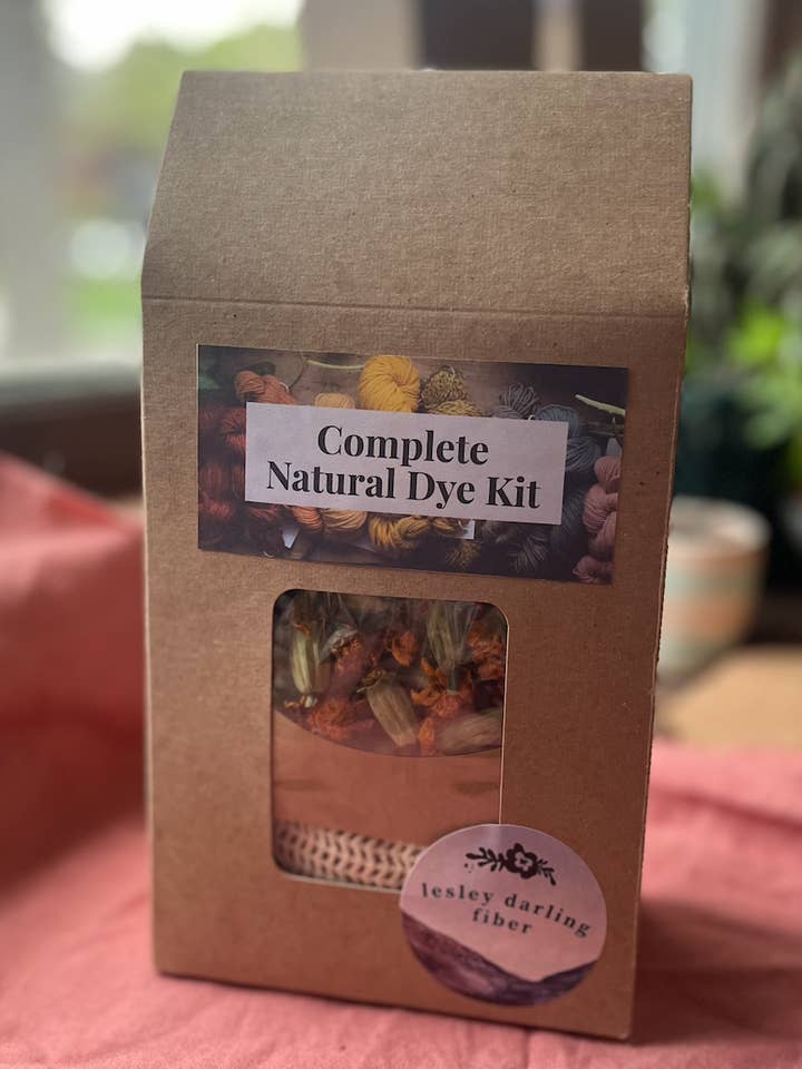 Complete Natural Dye Kit for wholesale by Lesley Darling Fiber
