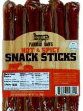 SNACK STICKS HOT-N-SPICY - FARMER DAN'S for wholesale by Hudson Meat Company