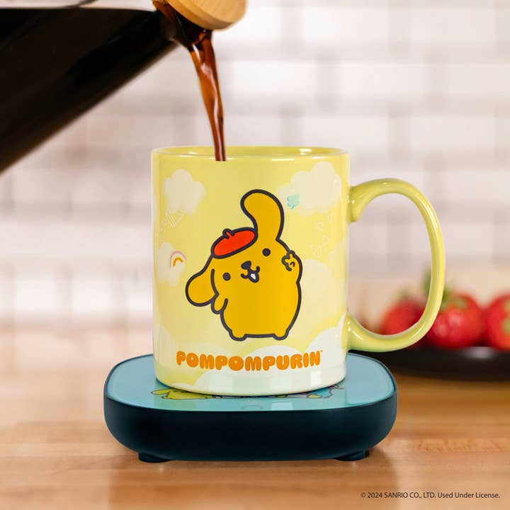 Uncanny Brands Hello Kitty and Friends Pompompurin Mug Warmer with Mug for wholesale by Uncanny Brands