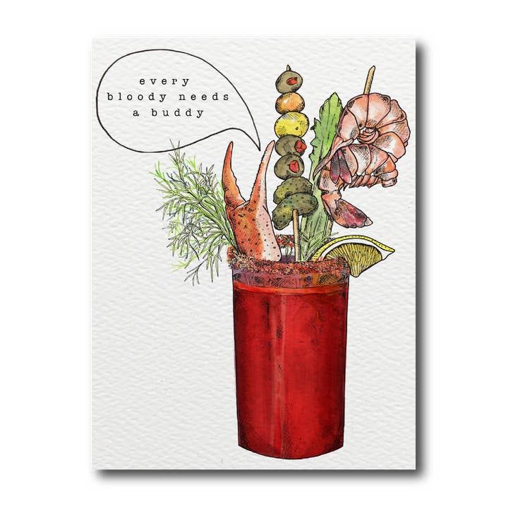 Hver blodig har brug for en kammerat for engroshandel hos CARDS BY ALLIE