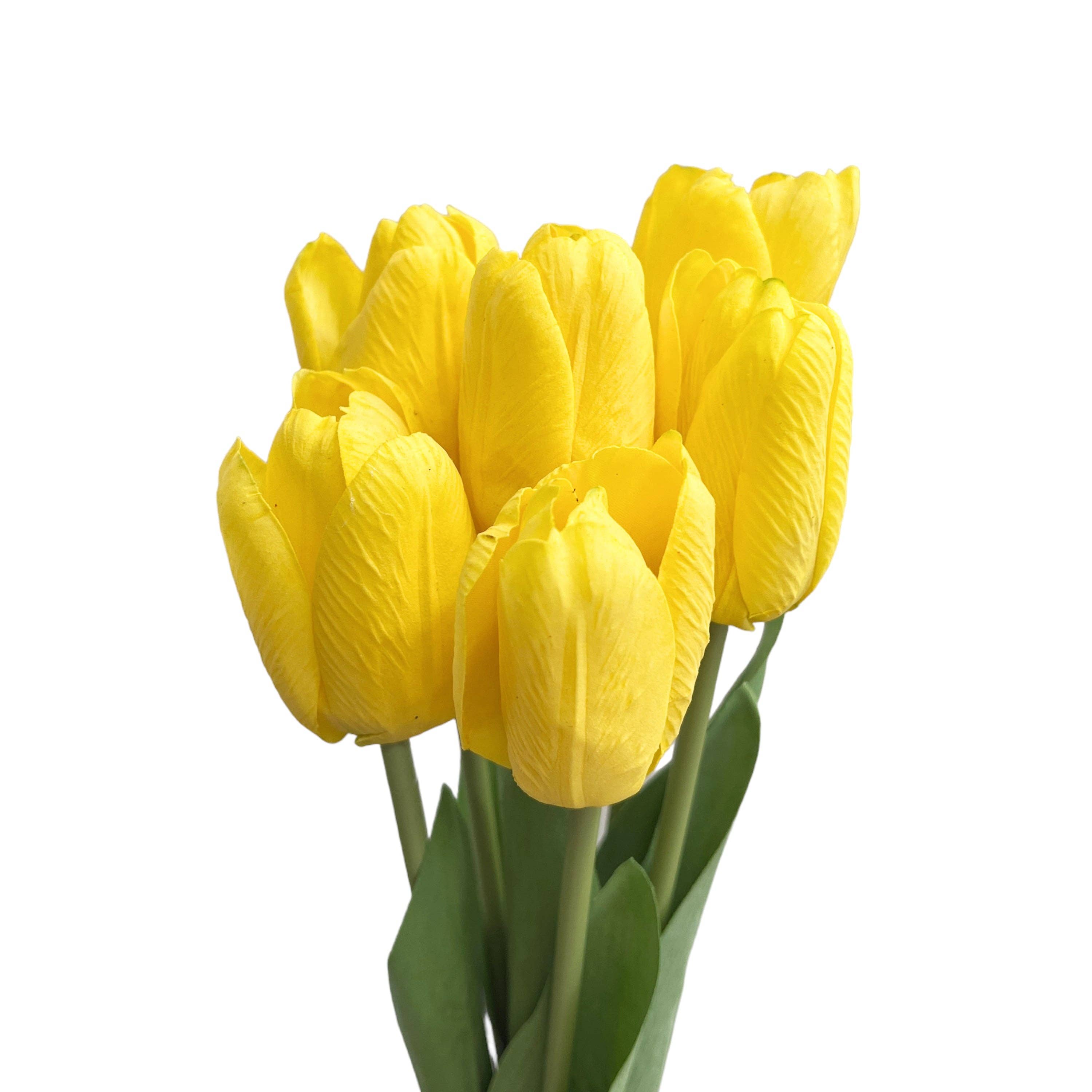 Sun Decorer - Vendita all'ingrosso Fiori finti - Steli di tulipani artificiali realistici al tatto in diversi colori, set di 63