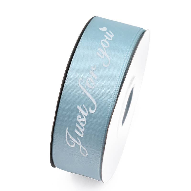 ByHome - Vente Ruban – emballage cadeau - Ruban cadeau large en polyester de 1,0 po x 22 mètres, JUST FOR YOU11