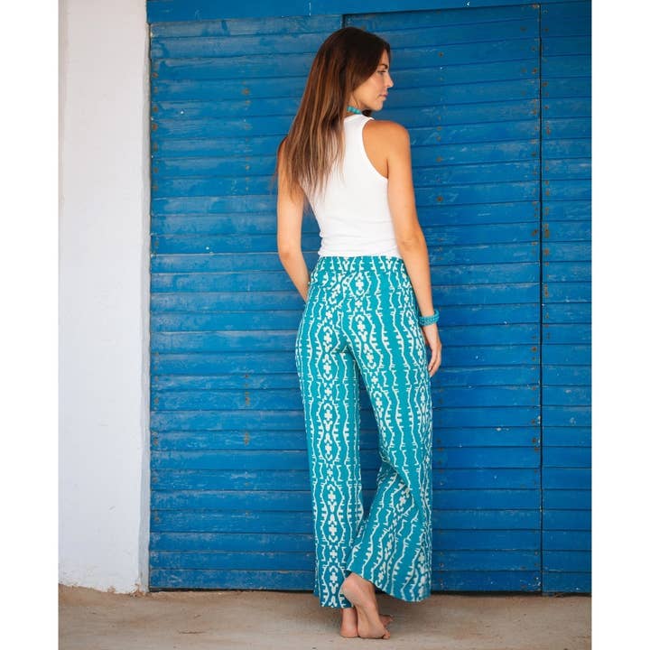 Blue Guadalupe Pants for wholesale on Faire1