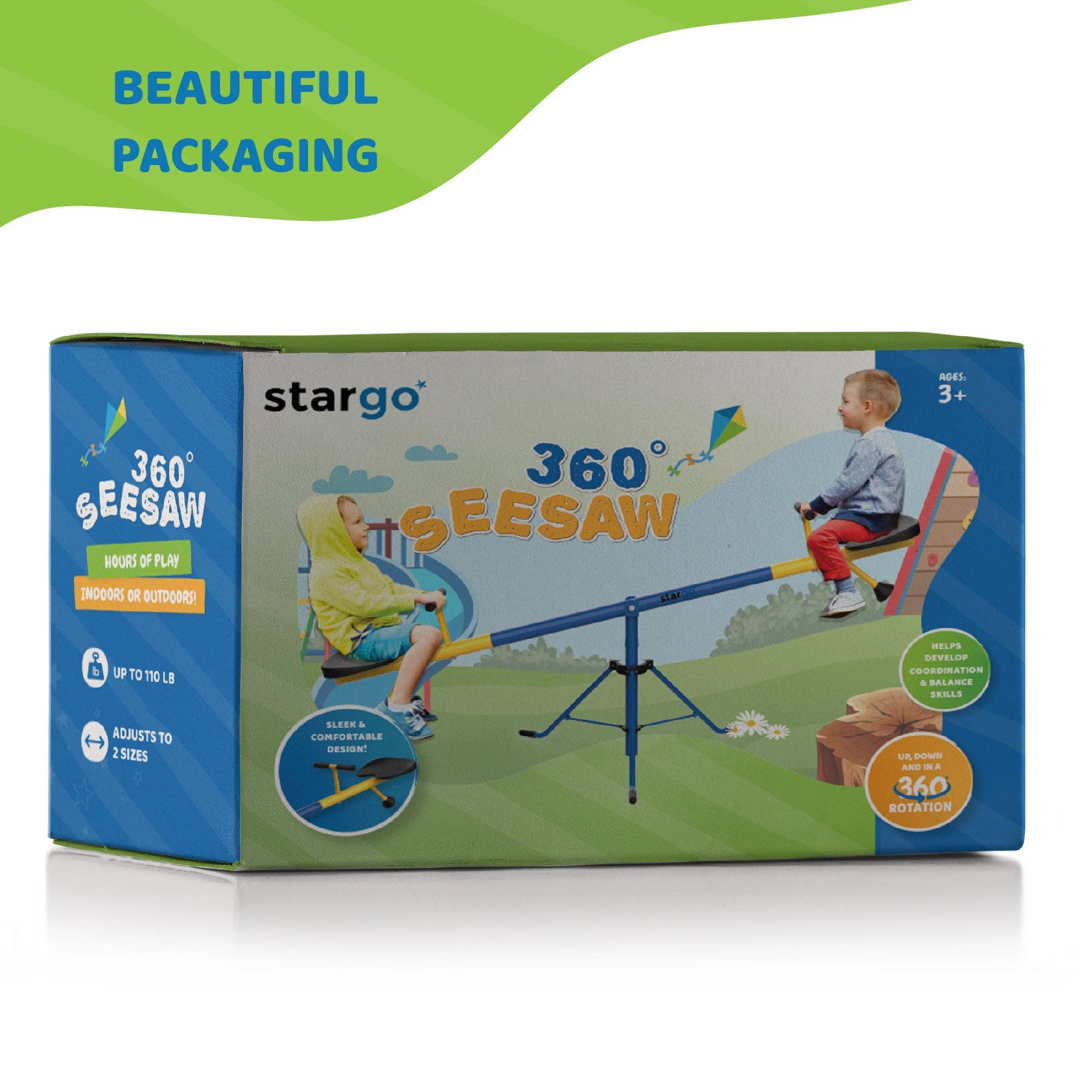 Stargo Brands Llc – Großhandel Sportspiel – Kind & Baby – Stargo 360 drehbare Wippe1